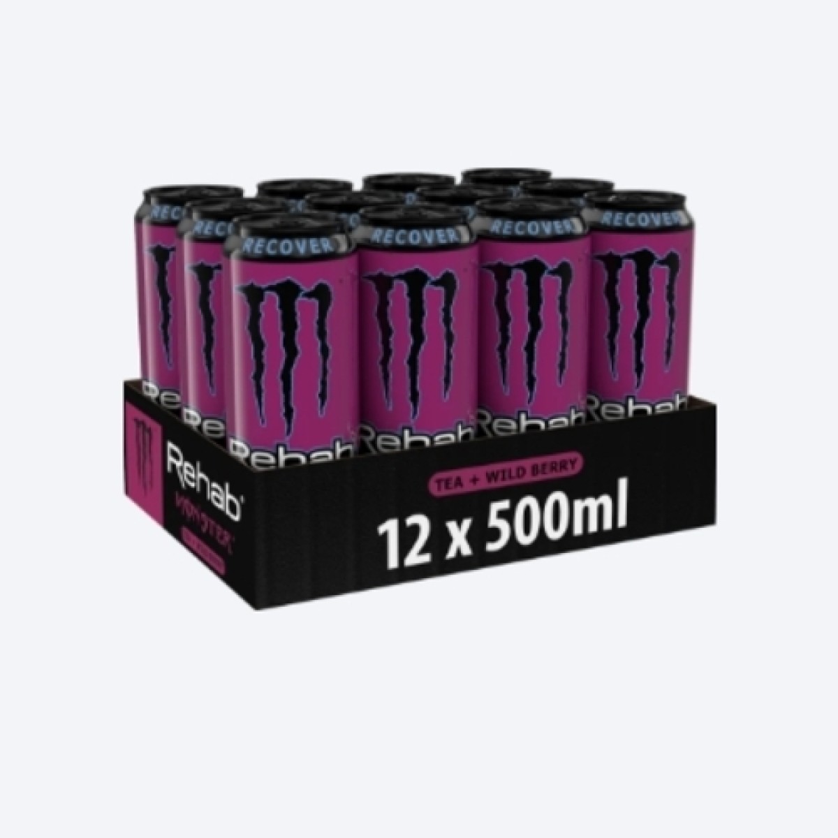 Monster recover wild berry tea 12x458ml